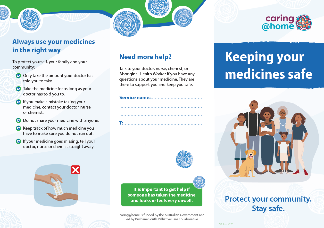Thumbnail of Keeping your medicines safe (for Torres Strait Islander families)