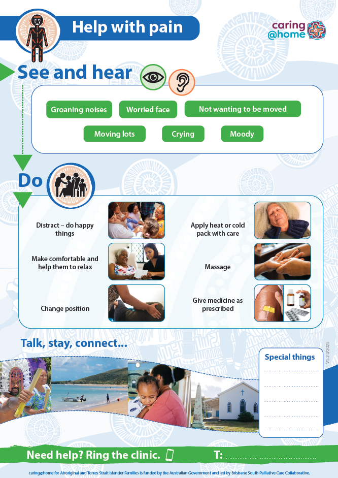 Thumbnail of Help with pain (for Torres Strait Islander families)