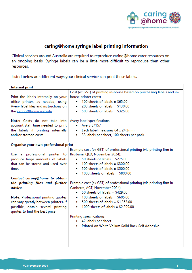 Thumbnail of Syringe label cost comparison
