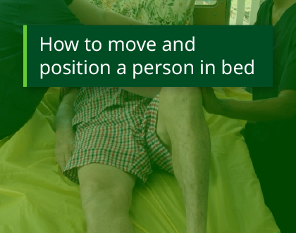 Thumbnail of How to care for a person's eyes and nose (for care workers)