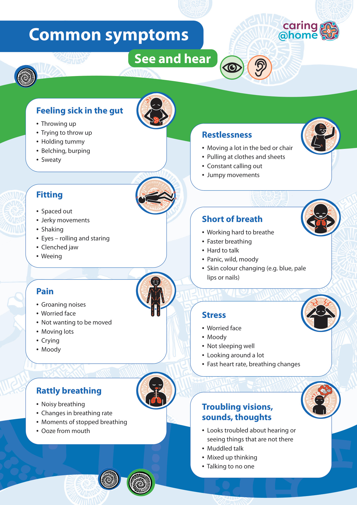 Thumbnail of Common symptoms at end of life (for Torres Strait Islander families)