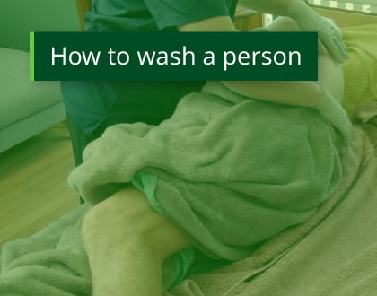 Thumbnail of How to care for a person's eyes and nose (for care workers)