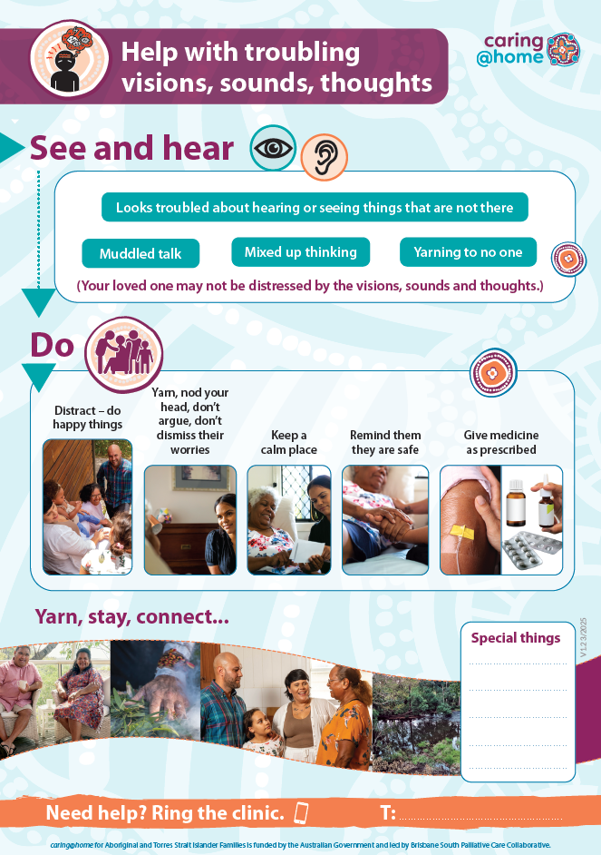 Thumbnail of Help with troubling visions, sounds, thoughts (for Aboriginal families)
