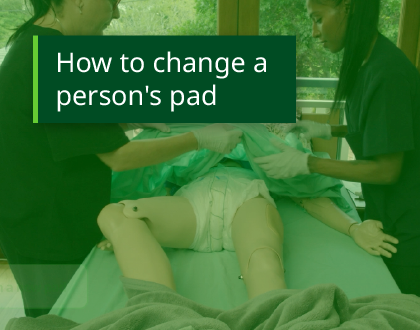 Thumbnail of How to care for a person's eyes and nose (for care workers)